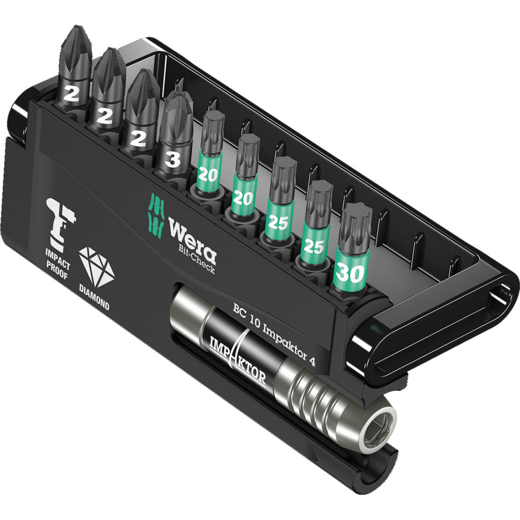 Assortimento di punte Bit-Check 10 Impactor