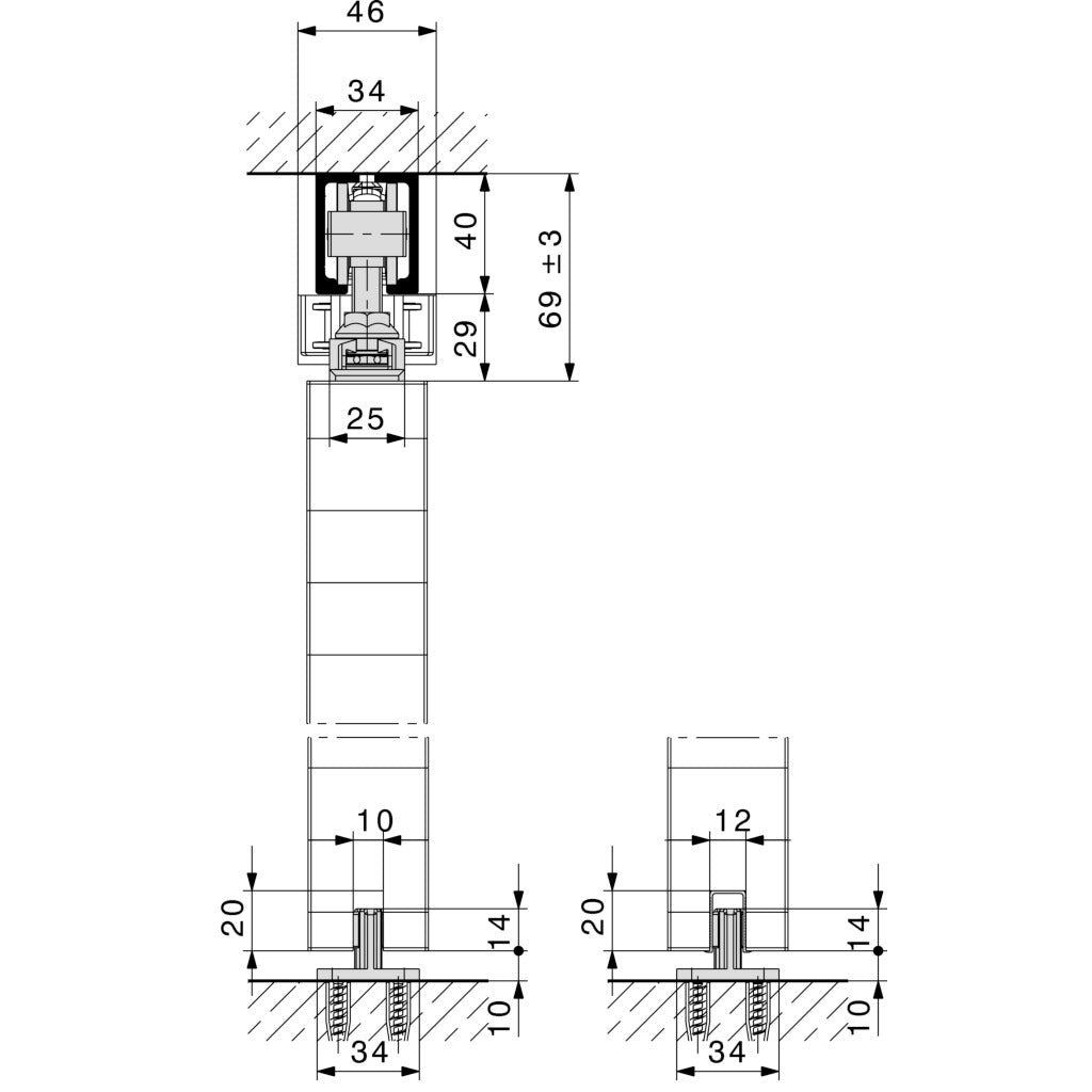 Set di raccordi HAWA-Symmetric 80/Z