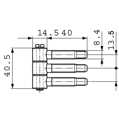 Window hinge 40H-145-000 (2.1400.DB)