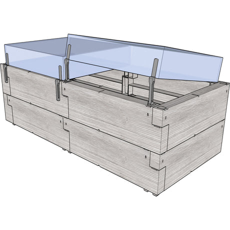 Set completo per letto rialzato Juwel "Timber"